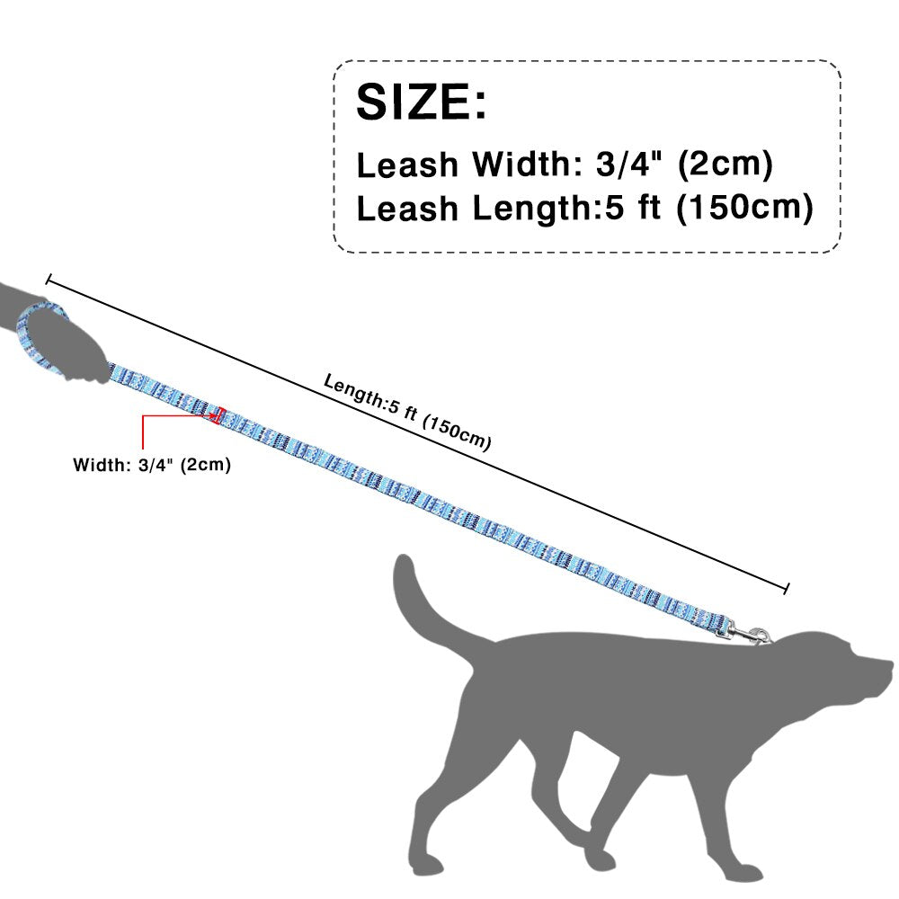 Thick Nylon Printed Dog Lead