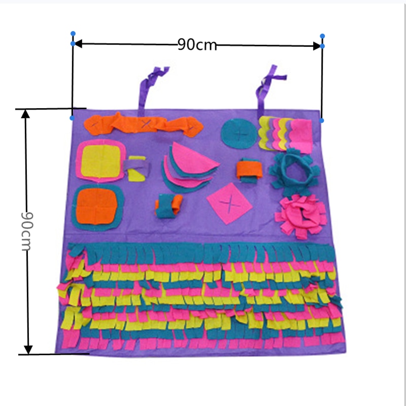 Dog Snuffle Mat & Puzzle Toy Increases IQ & Slow Dispensing Feeder