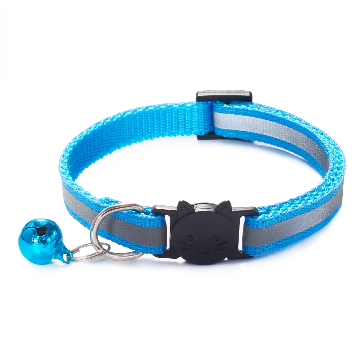 Reflective Breakaway Cat Collar with Safety Elastic Adjustable with Bell