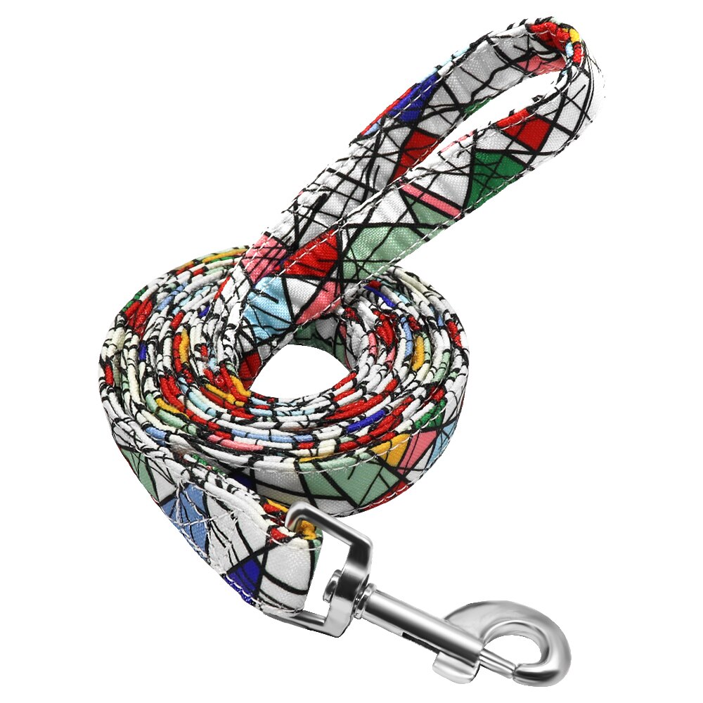 Thick Nylon Printed Dog Lead