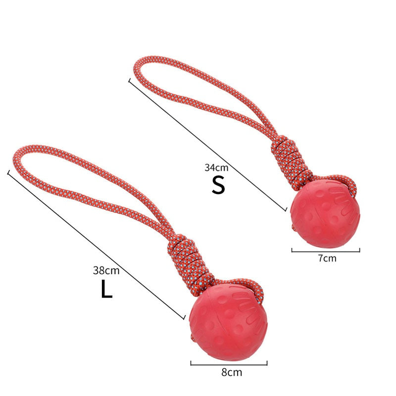 HOOPET High Quality Rubber Ball Bite-resistant Toy for Dogs & Puppies