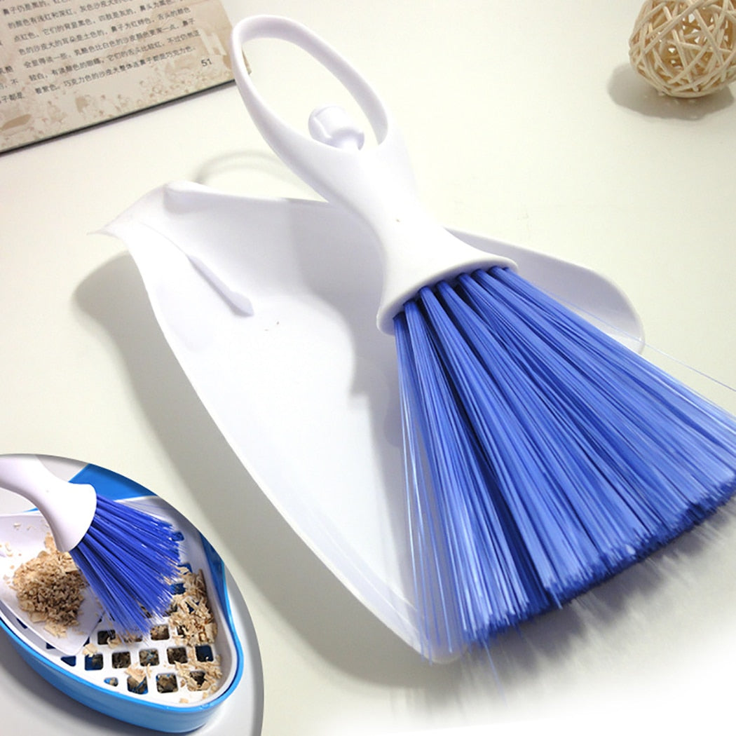 Cleaning Dustpan Brush For Small Pets
