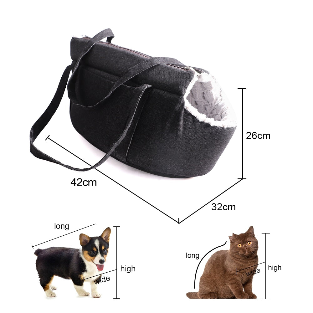 Pets Carrier for Cats Plush Warm and Snug for Superb Comfort