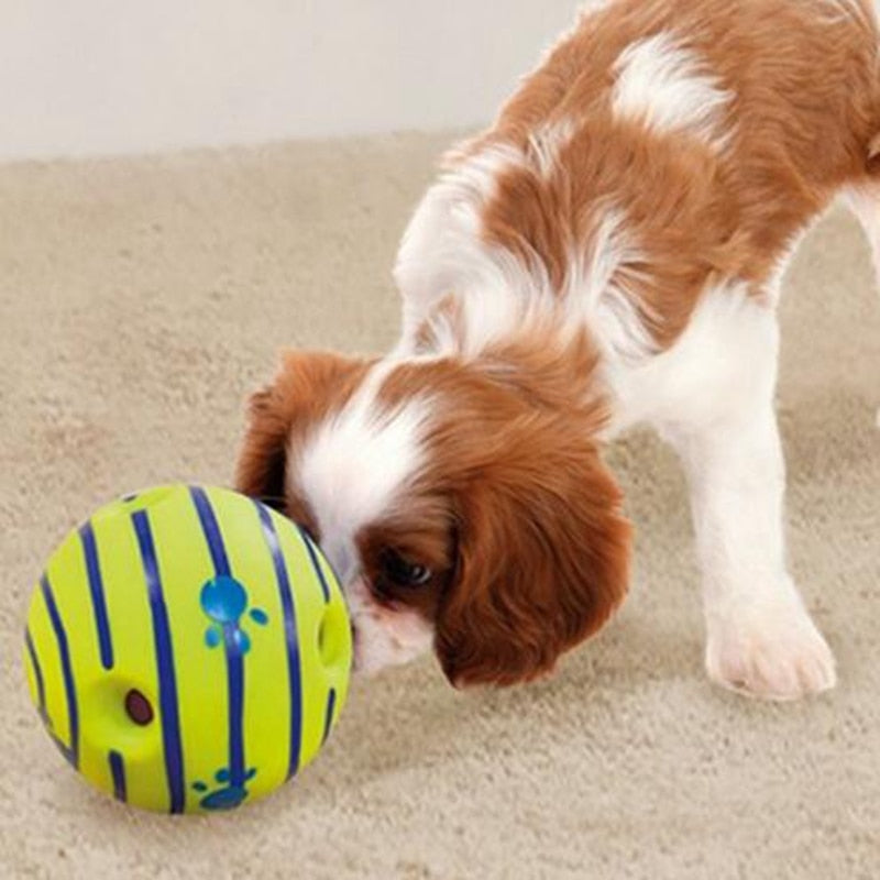 Interactive Dog Toy With Funny Sounds(Type: Ball)(Size: 15cm)