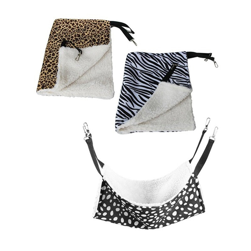 Designer Hammock Bed for Hamsters and Other Small Rodents