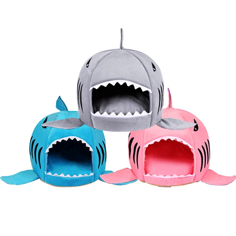 Shark House Bed For Dogs Cats & Small Animals