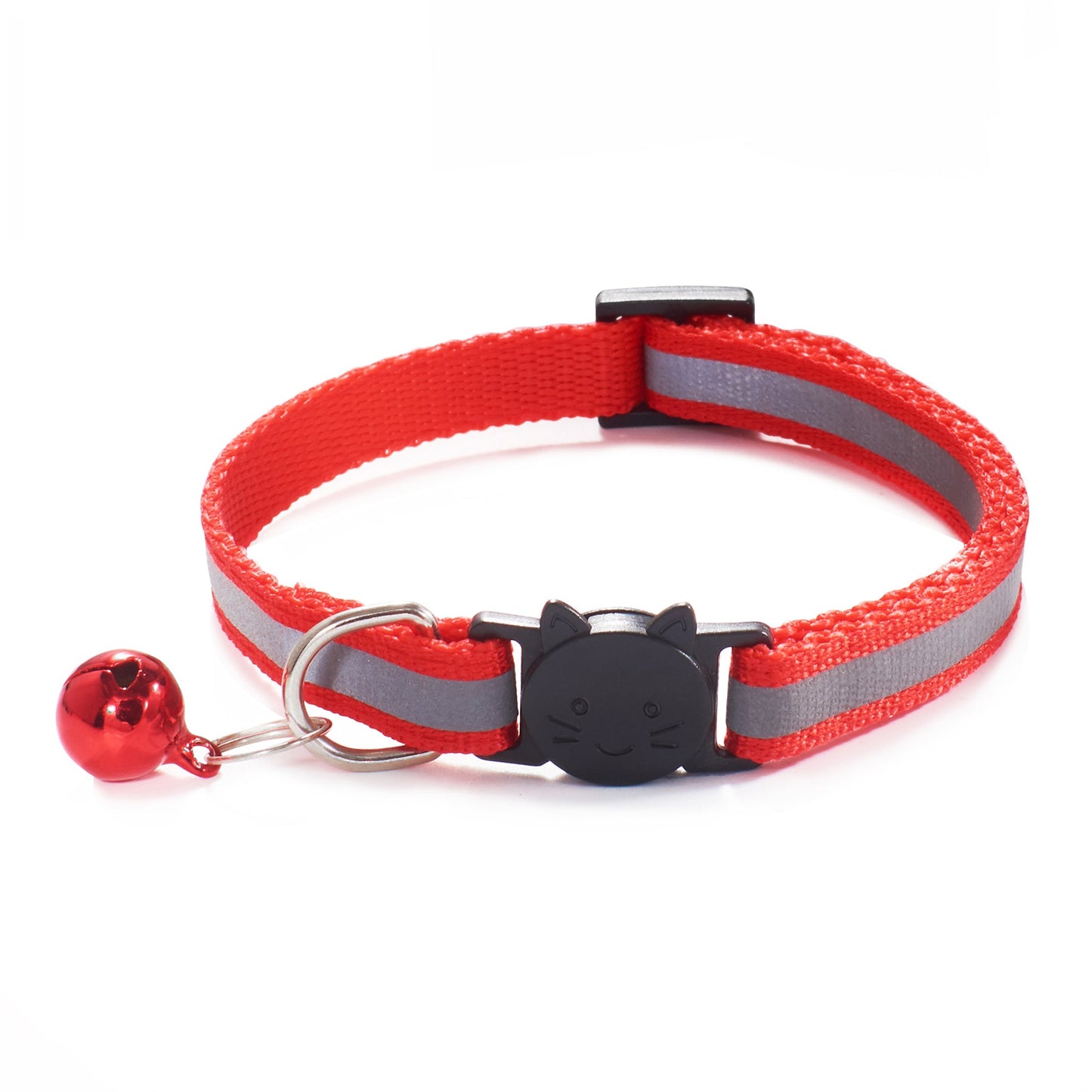 Reflective Breakaway Cat Collar with Safety Elastic Adjustable with Bell