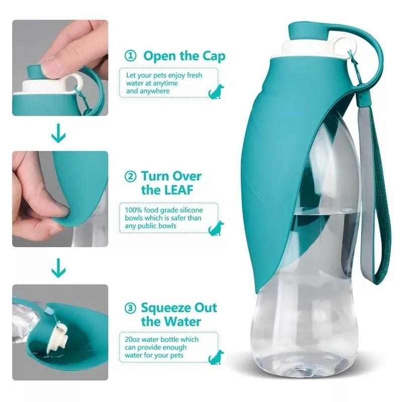 Portable Dog Water Bottle(580ml)