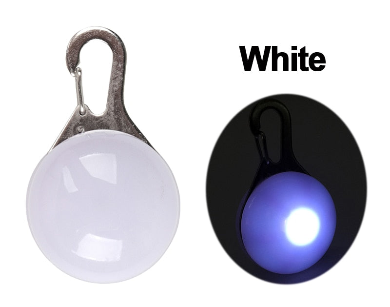 LED Flashlight For Dog/Cat Collar Glowing Pendant Night Safety