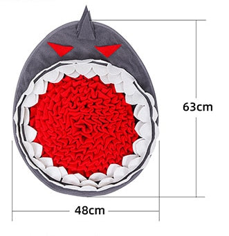Dog Snuffle Mat & Puzzle Toy Increases IQ & Slow Dispensing Feeder