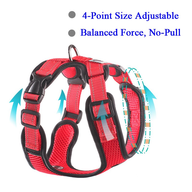 Adjustable Mesh Comfort Dog Harness(Available in different sizes and colours)