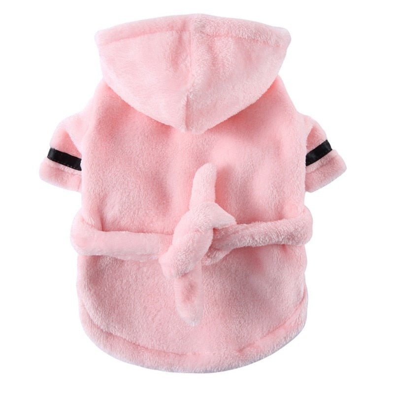 Dog Bathrobe Soft Drying Toweling