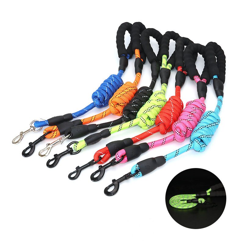 Fur Baby Life Loves this * High Quality Luminous Beautiful 1.5M Nylon Safety Buckle Dog Pet Leash