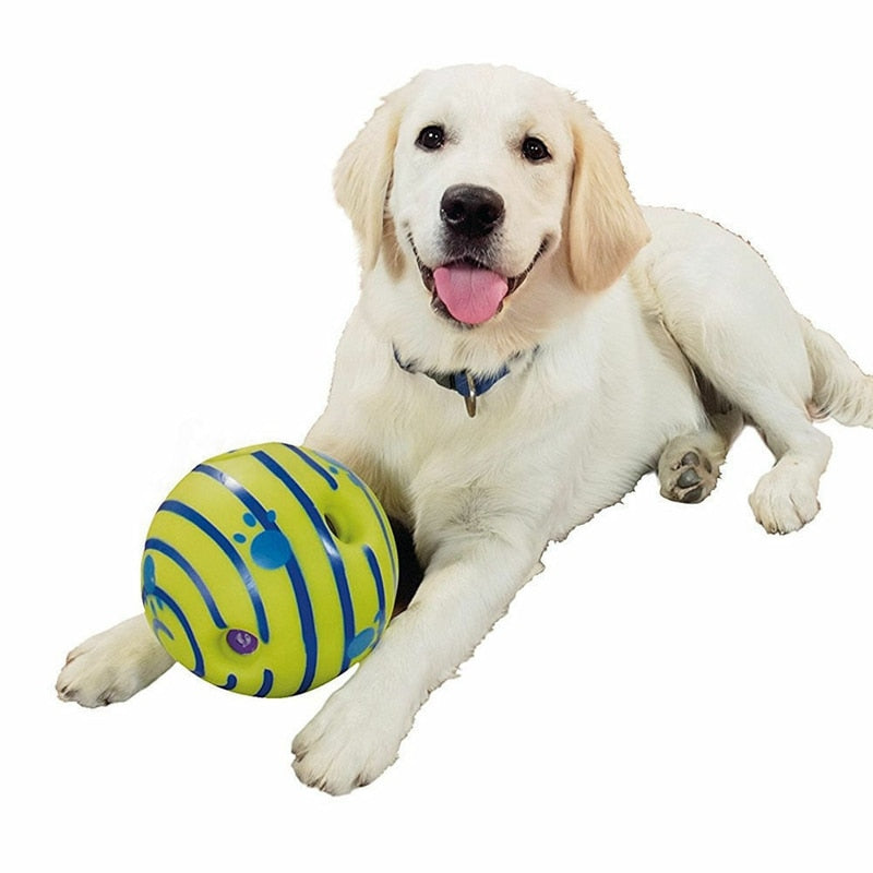 Interactive Dog Toy With Funny Sounds(Type: Ball)(Size: 15cm)