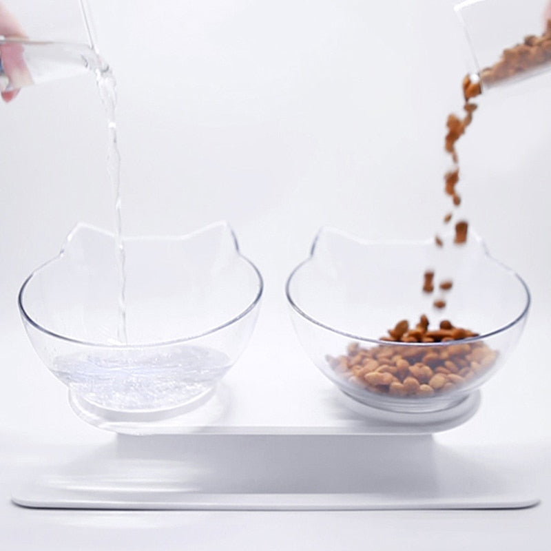 Non-slip Cat Bowls With Raised Stand