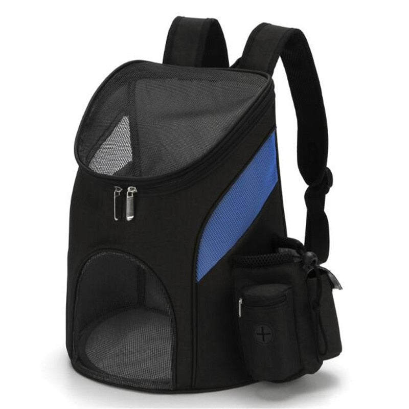 Breathable Waterproof Small Dog or Cat Rucksack with Bottle Holder(Available in 2 sizes)