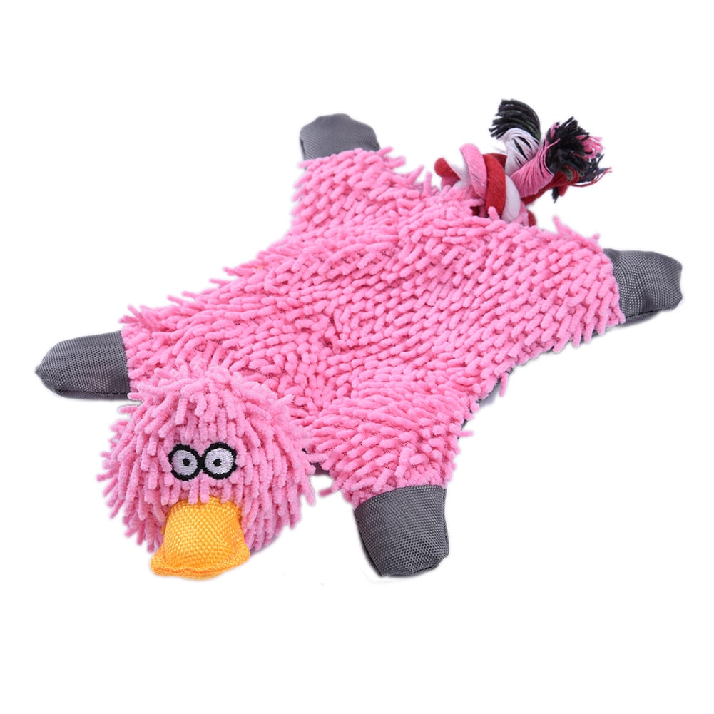 Dogs & Puppies Squeaky Toy Donkey Papa Duck Durable Chew