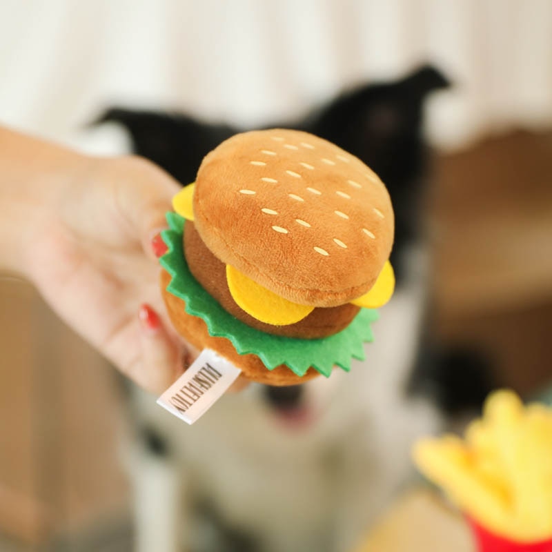 Funny Dogs Squeaky Fast Food Toys