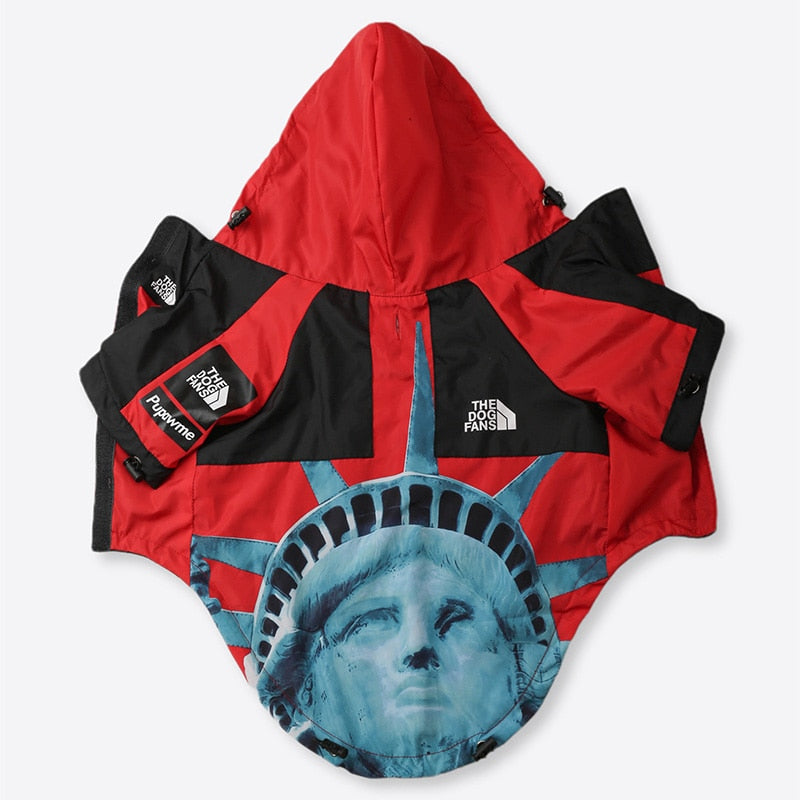 The Dog Face Stylish Windproof Raincoat Dogs