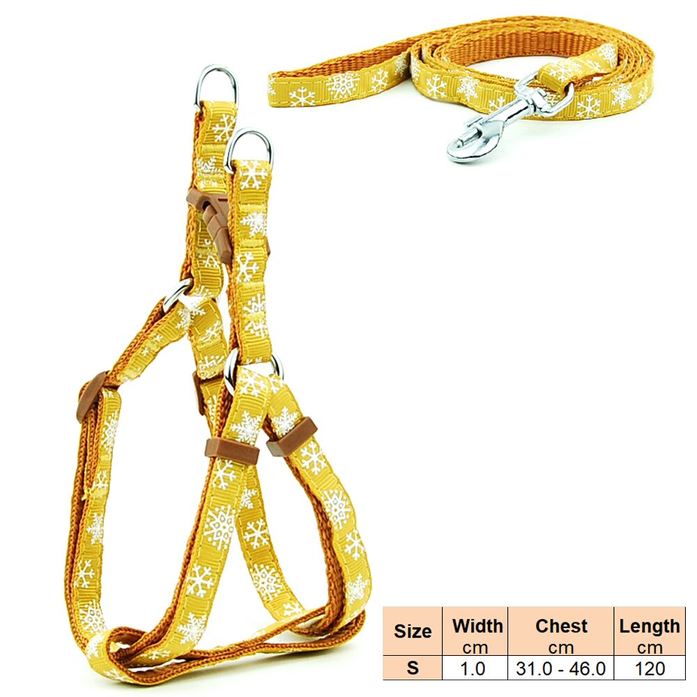 Dog Harness and Lead Adjustable Collar