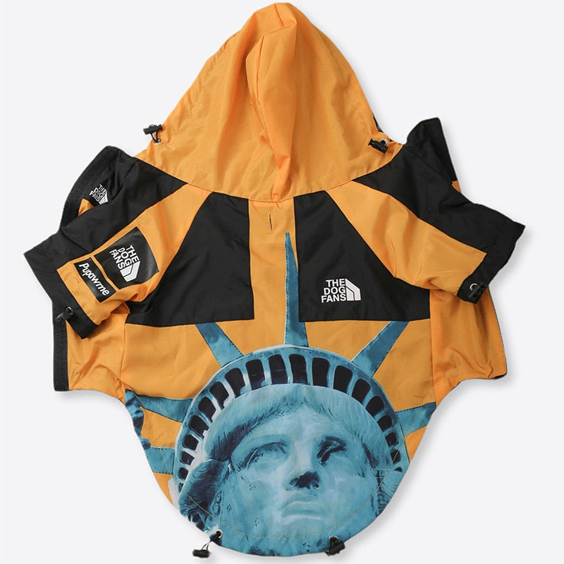 The Dog Face Stylish Windproof Raincoat Dogs