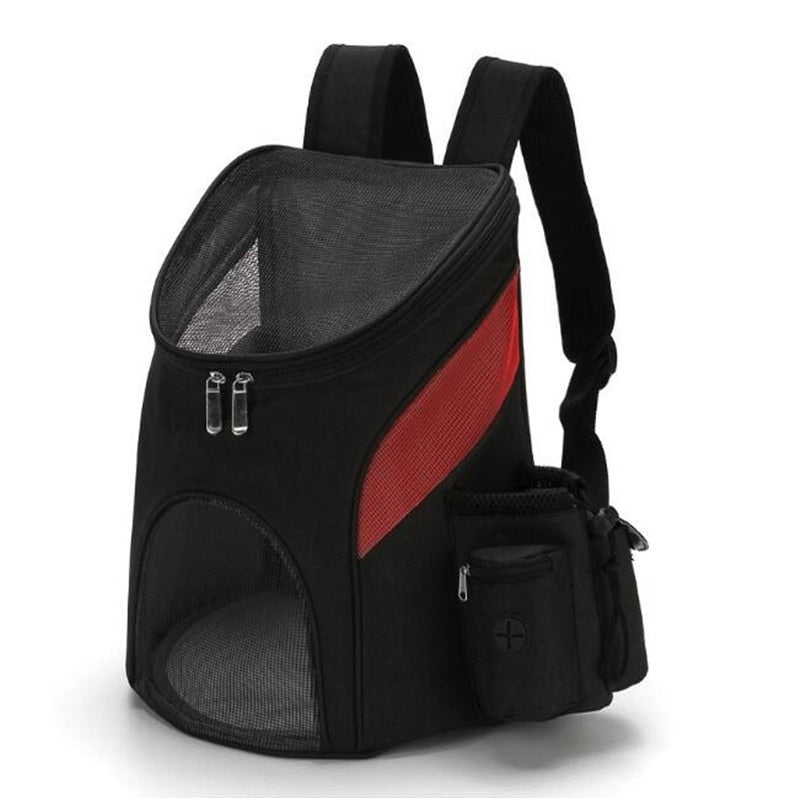Breathable Waterproof Small Dog or Cat Rucksack with Bottle Holder(Available in 2 sizes)