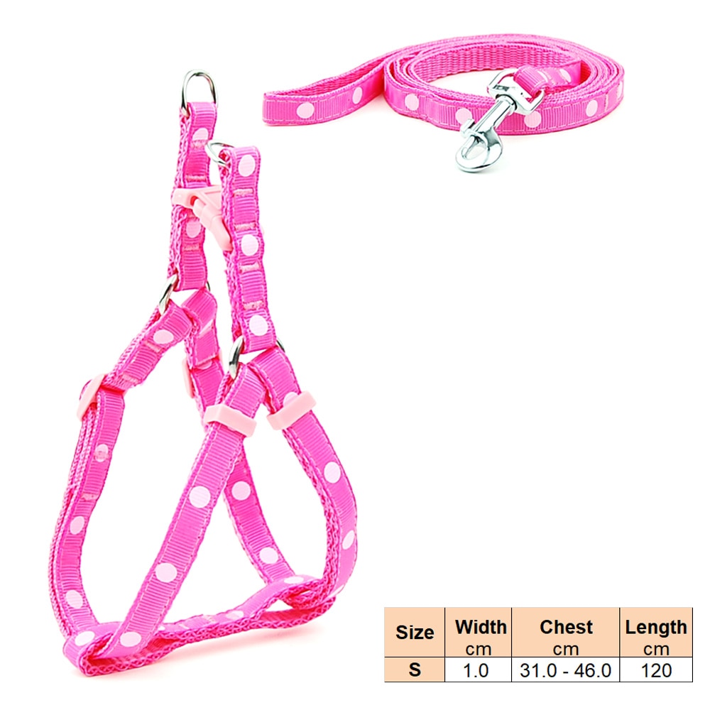 Dog Harness and Lead Adjustable Collar