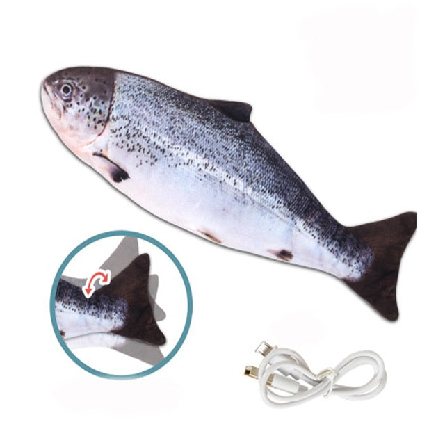 Interactive Electronic Floppy Fish Toys for Dogs