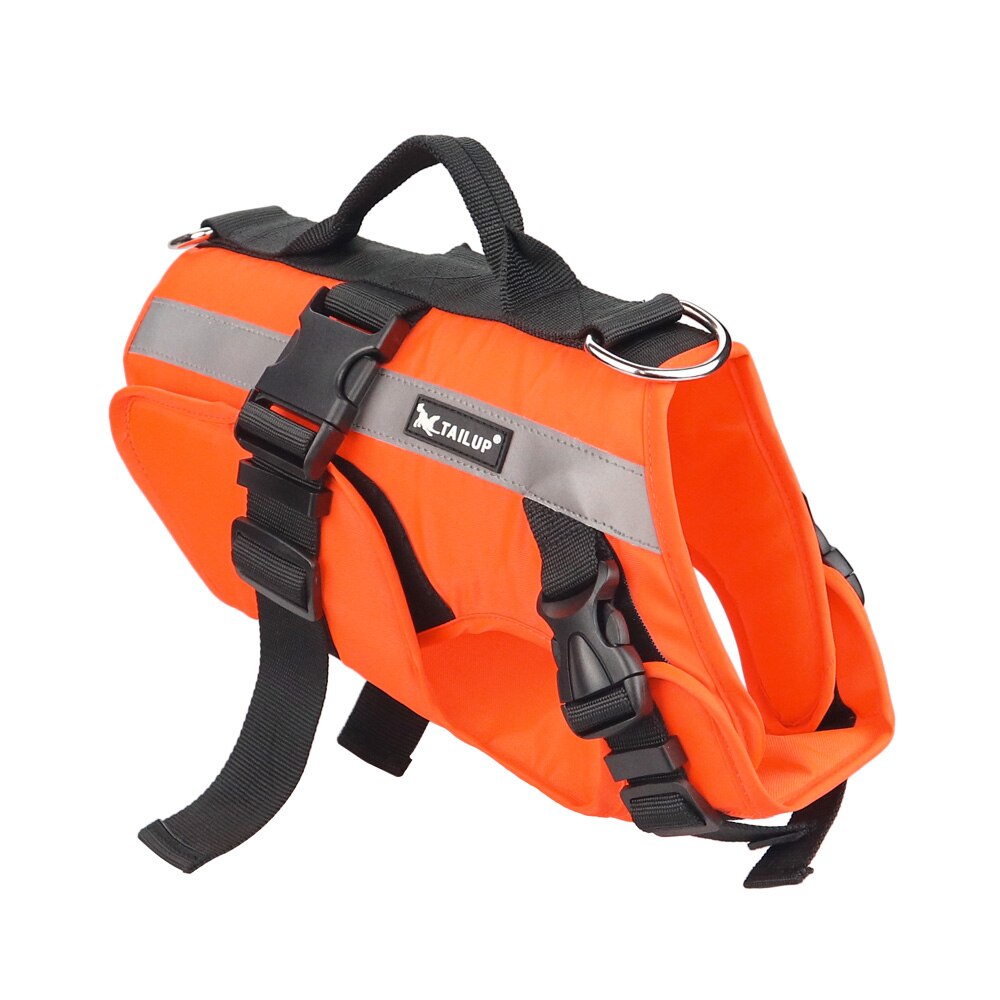 Dog Life Jacket Outdoor Safety Clothes Life Vest Swimming Preserver Rescue
