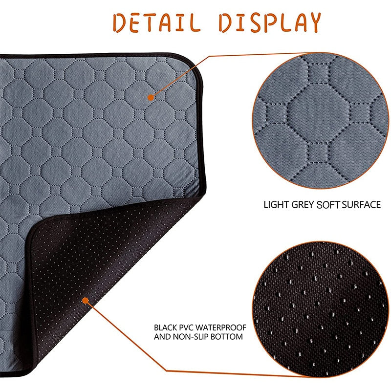 Small Pet and Rodent Cage Liner Waterproof Anti Slip Bedding Mat Highly Absorbent Pee Pad