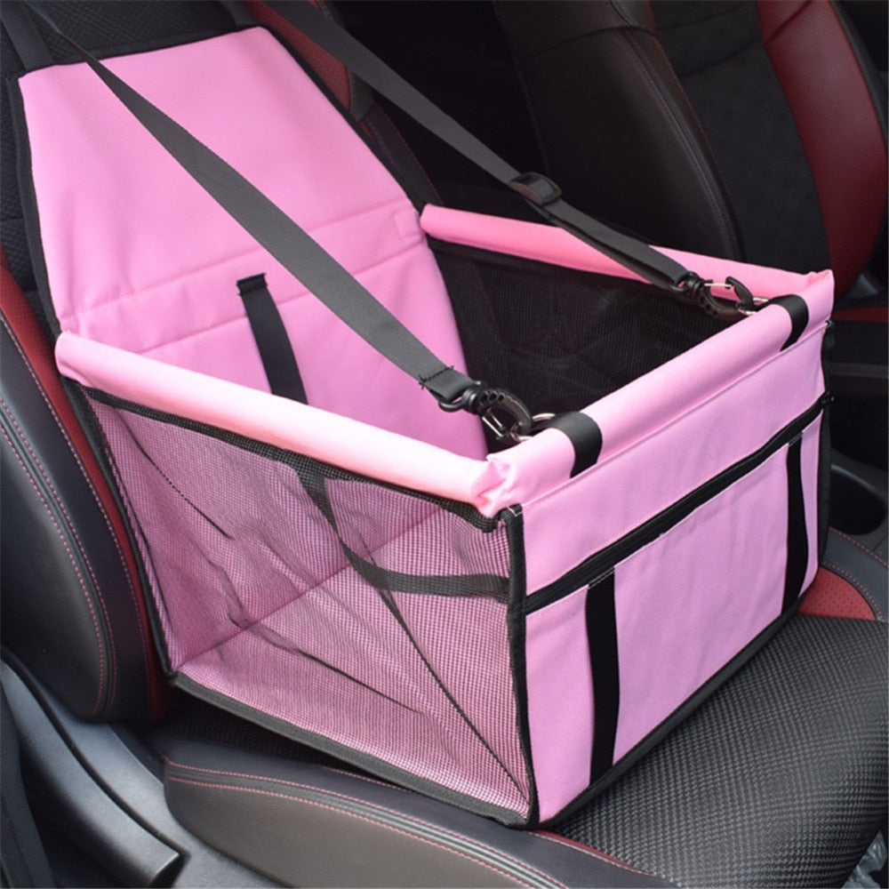 Dog Car Seat Waterproof Basket Folding Hammock Carriers Bag For Travel Safety