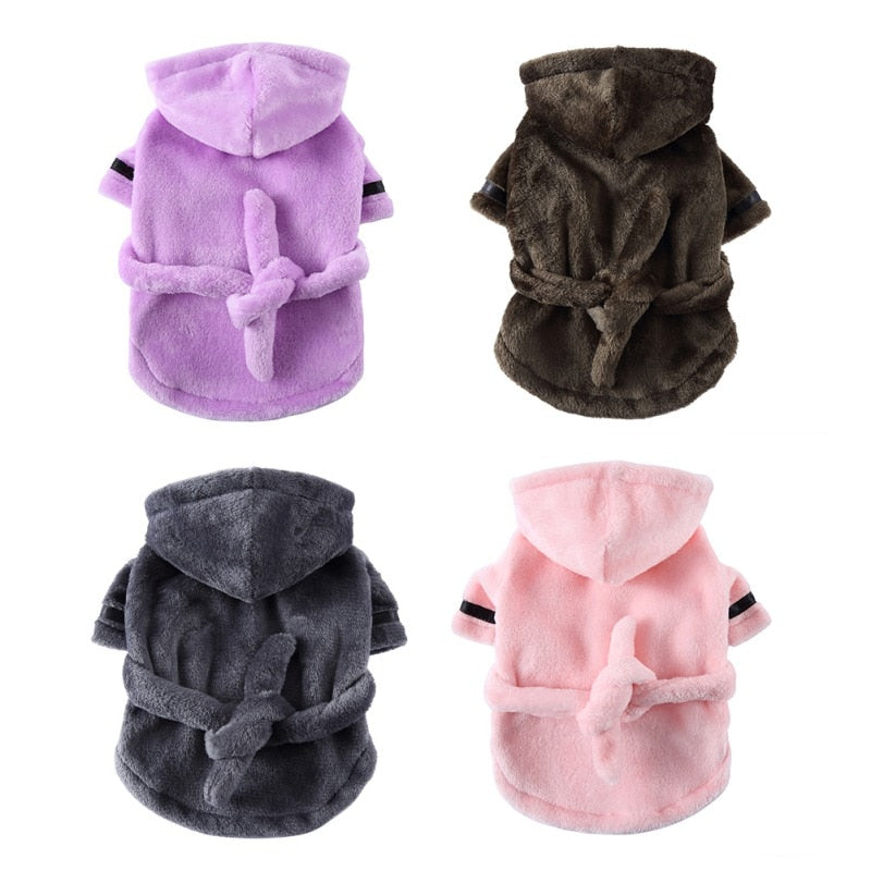 Dog Bathrobe Soft Drying Toweling