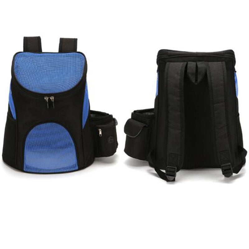 Breathable Waterproof Small Dog or Cat Rucksack with Bottle Holder(Available in 2 sizes)