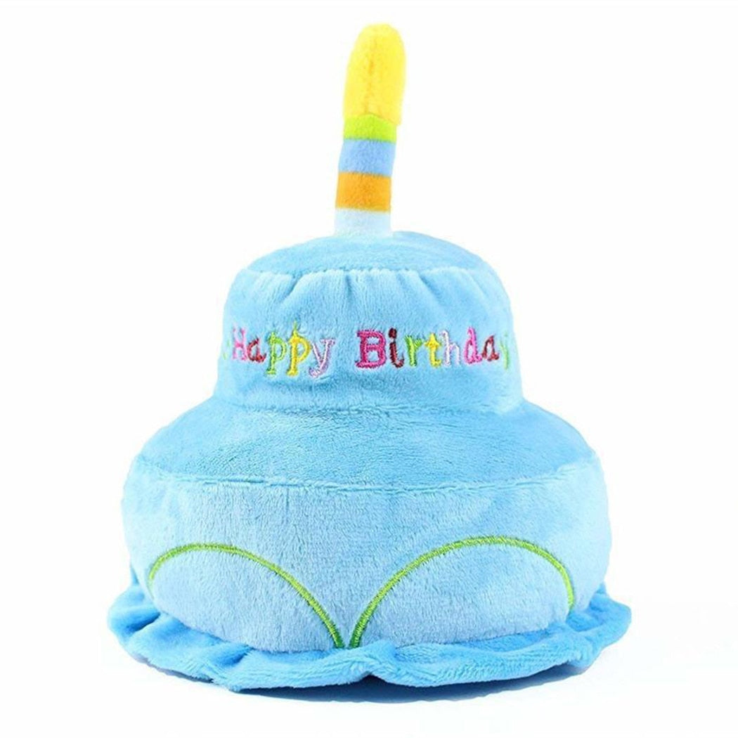 Cute Dogs & Puppies Chew Toys in a Birthday Cake Shape