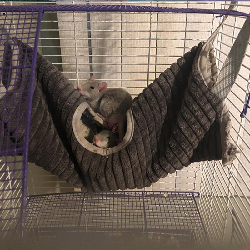 Winter Warm Hammock Tunnel For Small Animals
