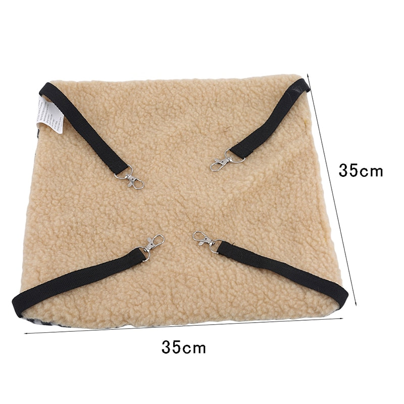 Designer Hammock Bed for Hamsters and Other Small Rodents