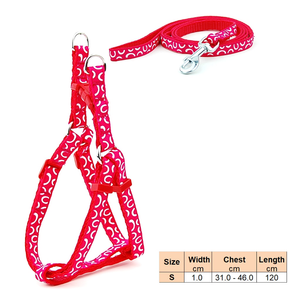 Dog Harness and Lead Adjustable Collar