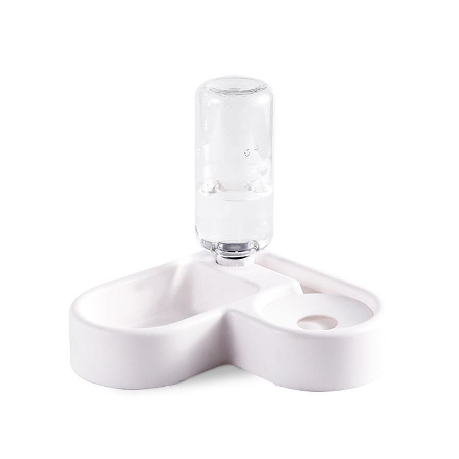Automatic Water & Food Dispenser Bowls For Cats & Dogs(Space saving corner design)