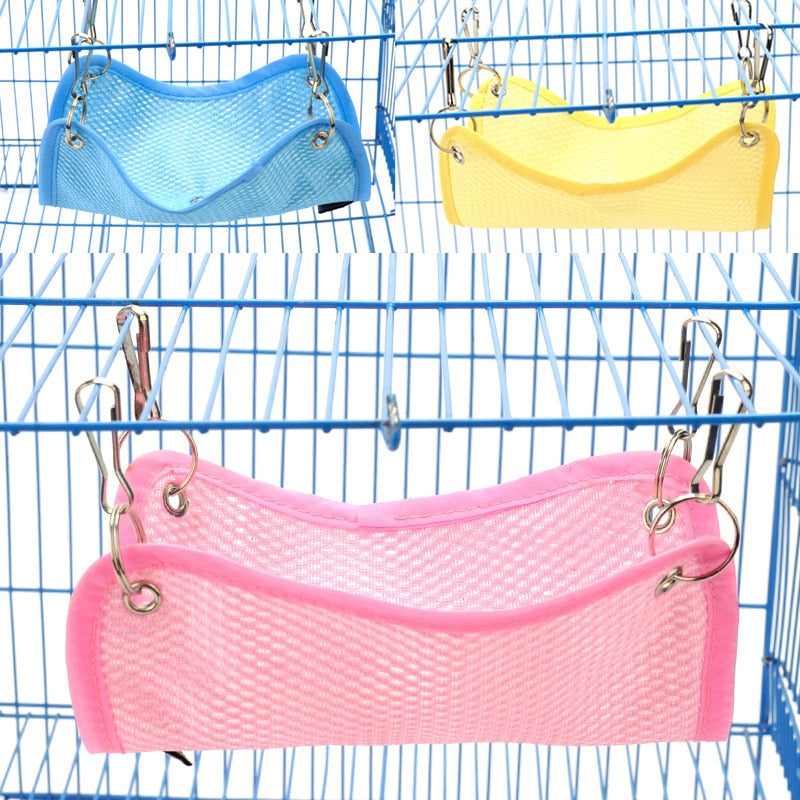 Hamster Hammock Breathable Mesh Bed for Small Fur Babies