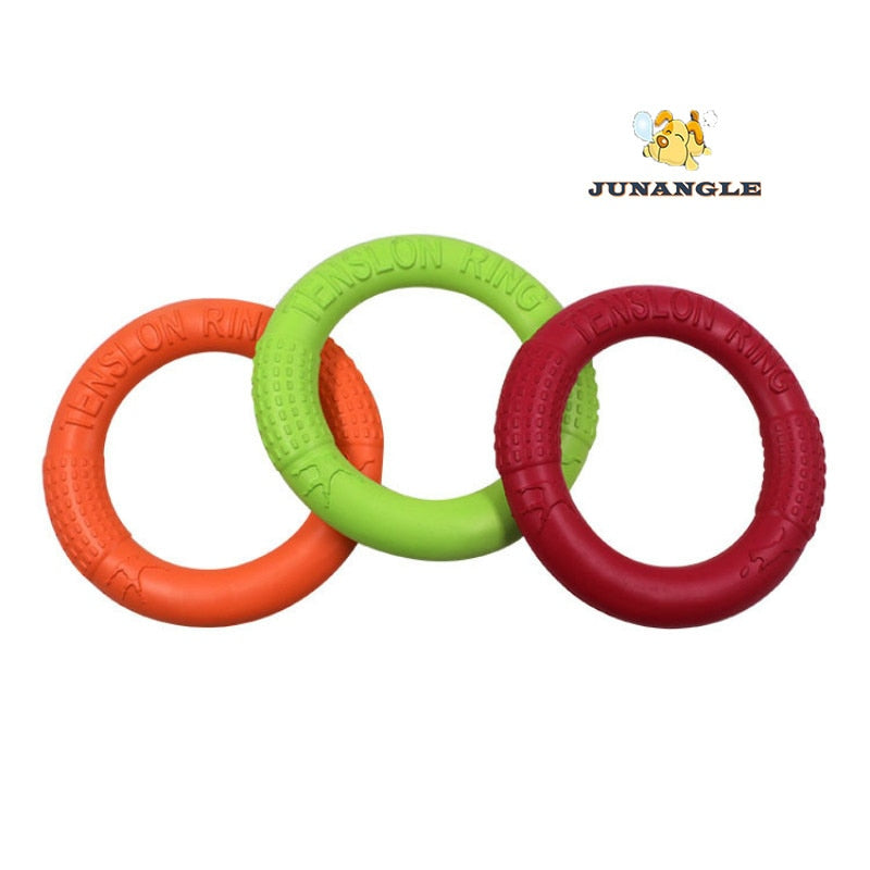 Rubber Throwing Ring For Dogs(Size: 18cm/Weight: 60g)
