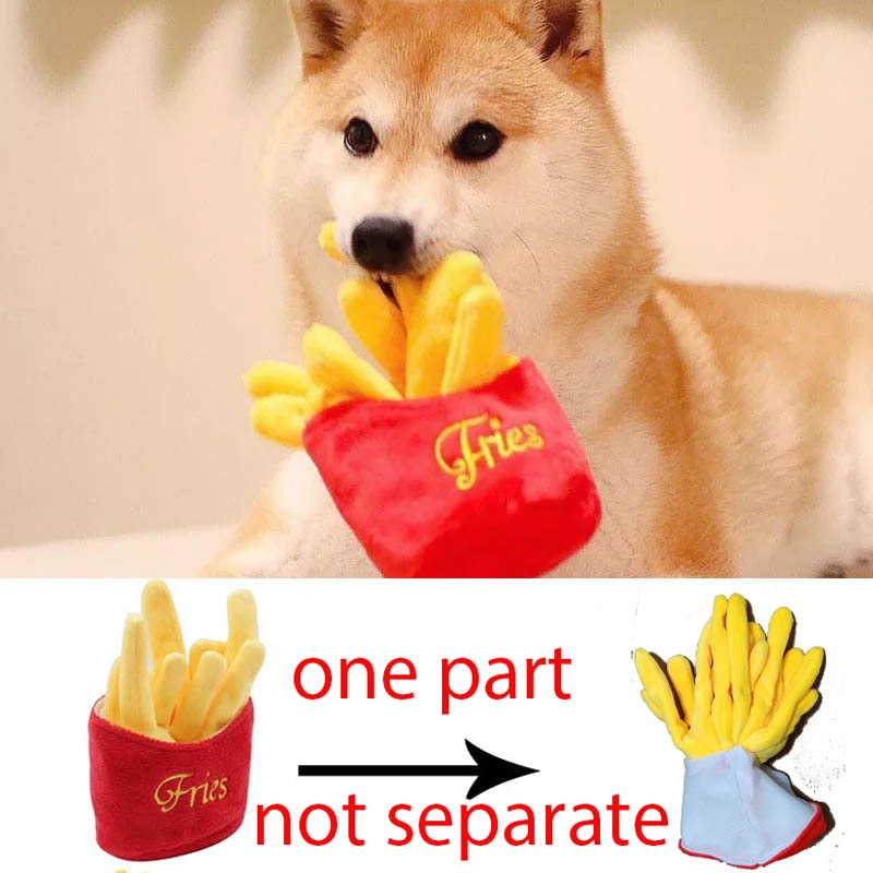 Funny Dogs Squeaky Fast Food Toys