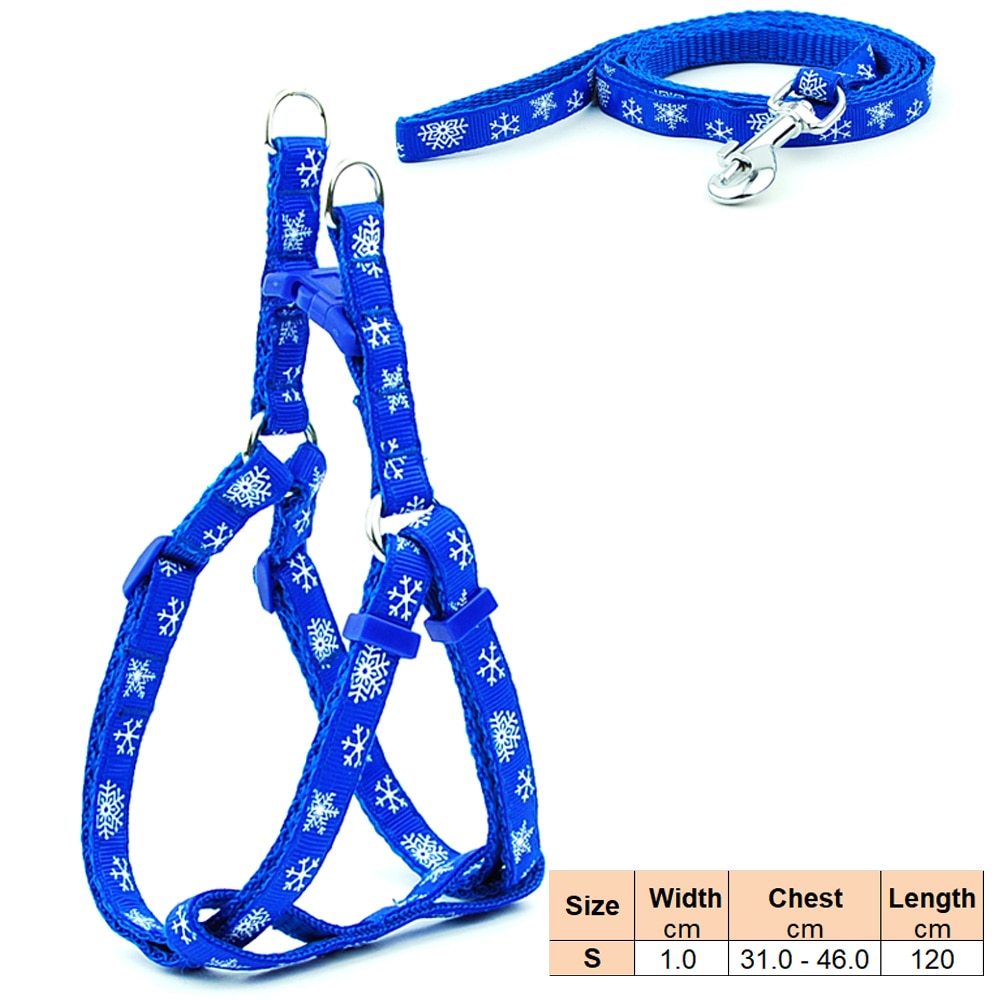 Dog Harness and Lead Adjustable Collar