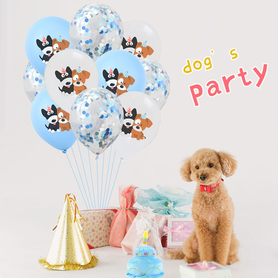 Cute Dogs & Puppies Chew Toys in a Birthday Cake Shape