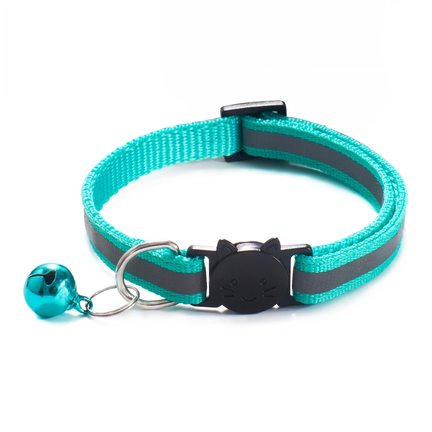 Reflective Breakaway Cat Collar with Safety Elastic Adjustable with Bell