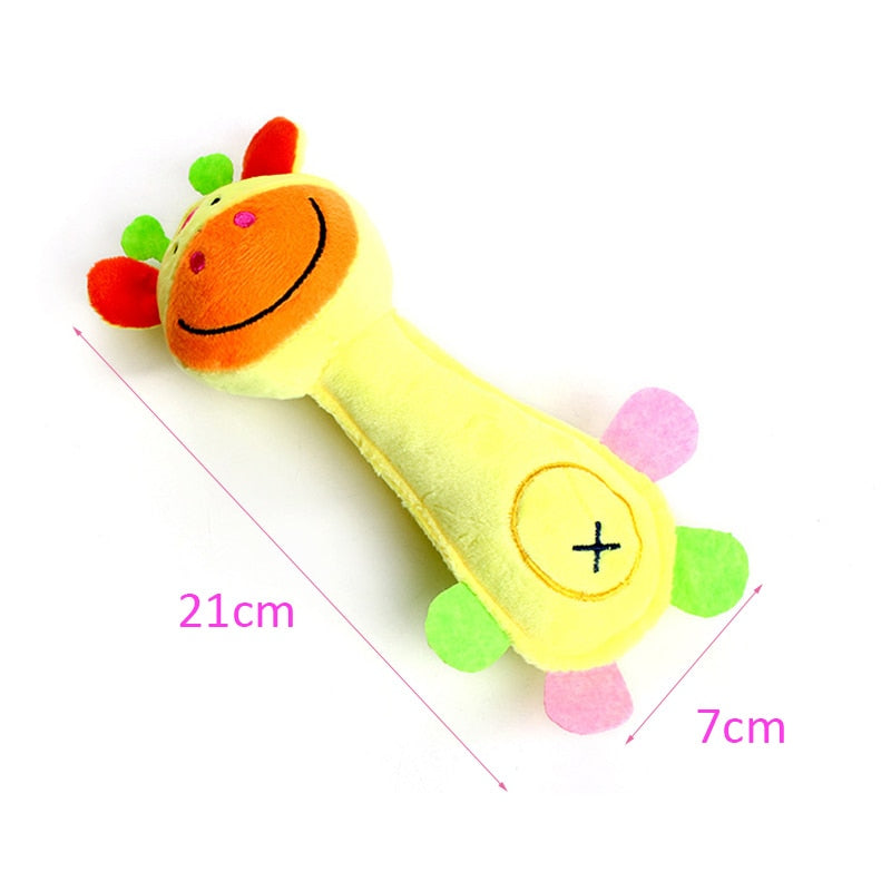 Durable Dog Plush Toy Animal Shape with Squeaky