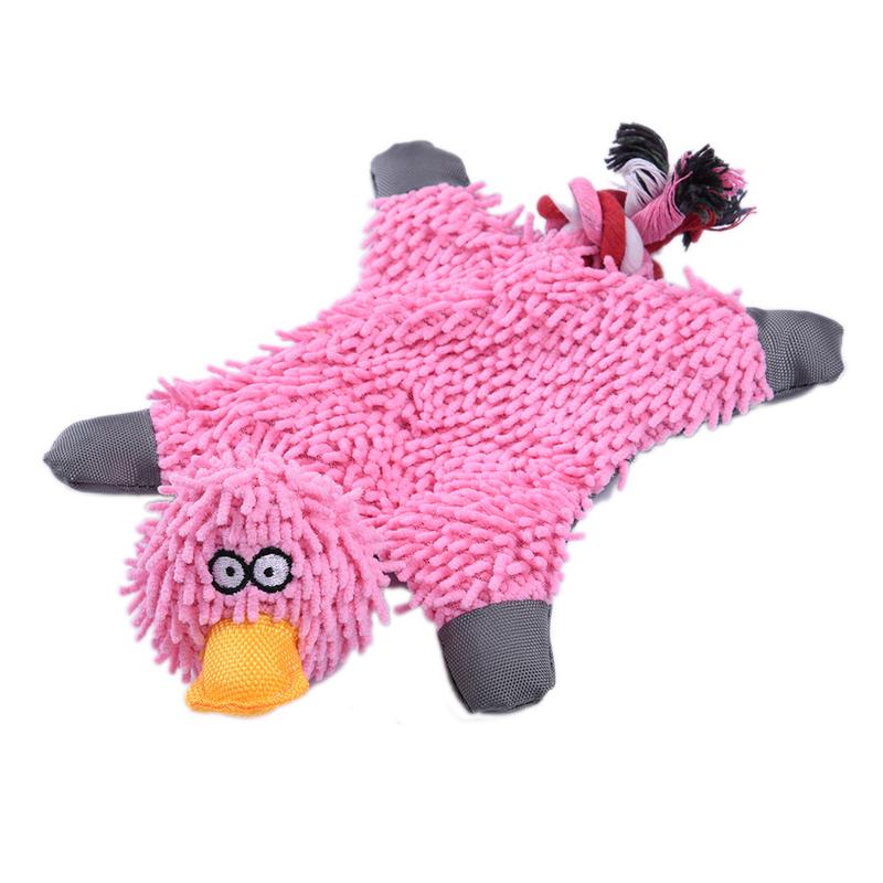 Dogs & Puppies Squeaky Toy Donkey Papa Duck Durable Chew