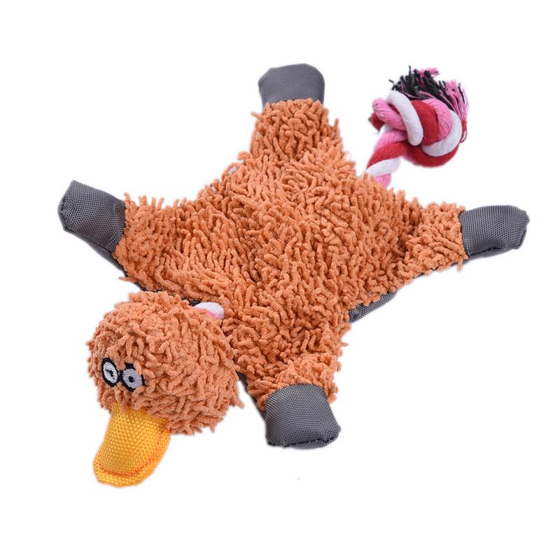 Dogs & Puppies Squeaky Toy Donkey Papa Duck Durable Chew