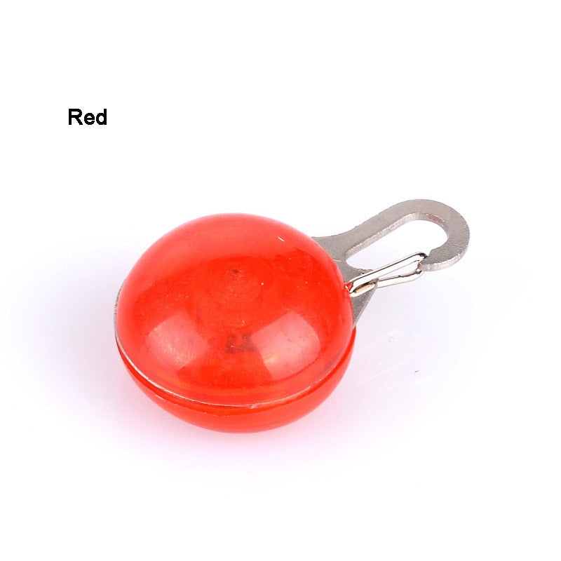 LED Flashlight For Dog/Cat Collar Glowing Pendant Night Safety