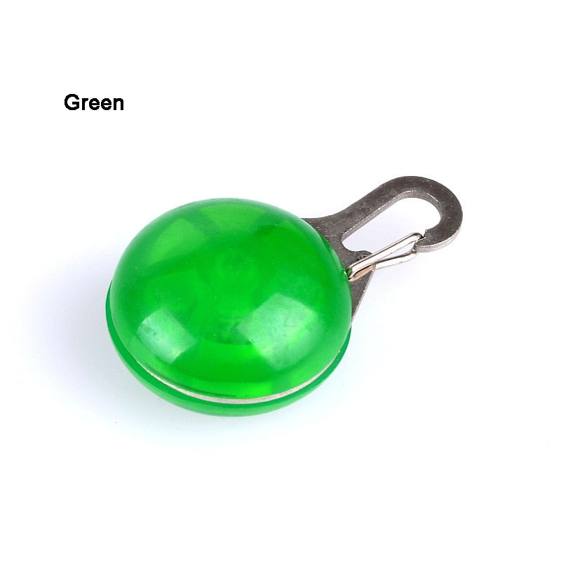 LED Flashlight For Dog/Cat Collar Glowing Pendant Night Safety