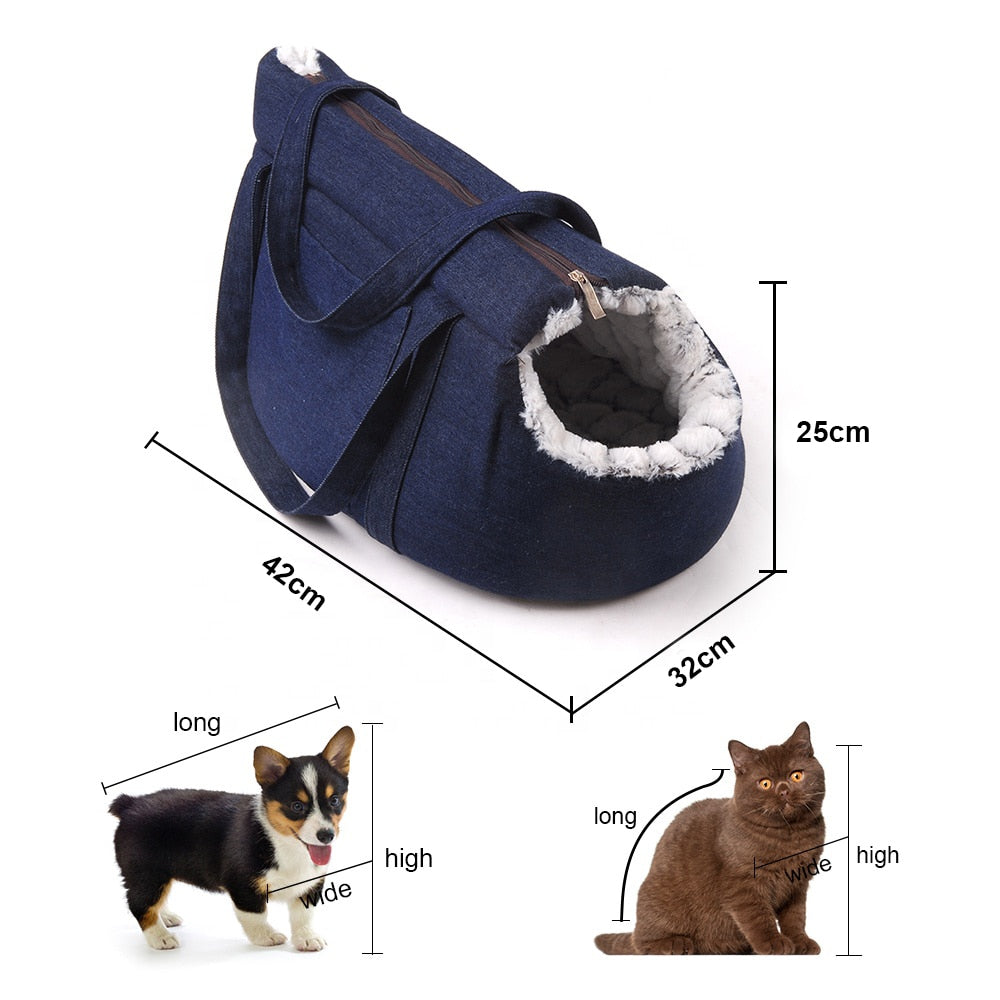 Pets Carrier for Cats Plush Warm and Snug for Superb Comfort